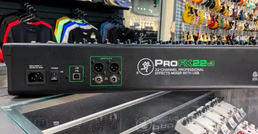 Store Special Product - Mackie - ProFX22v3 22-Channel 4 Bus Professional Effects Mixer with USB